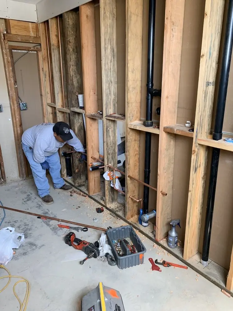Commercial rough-in plumbing for Water Heater Replacement in Villas at Golf View Estates
